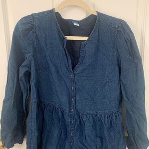 Dark Wash Denim Dress